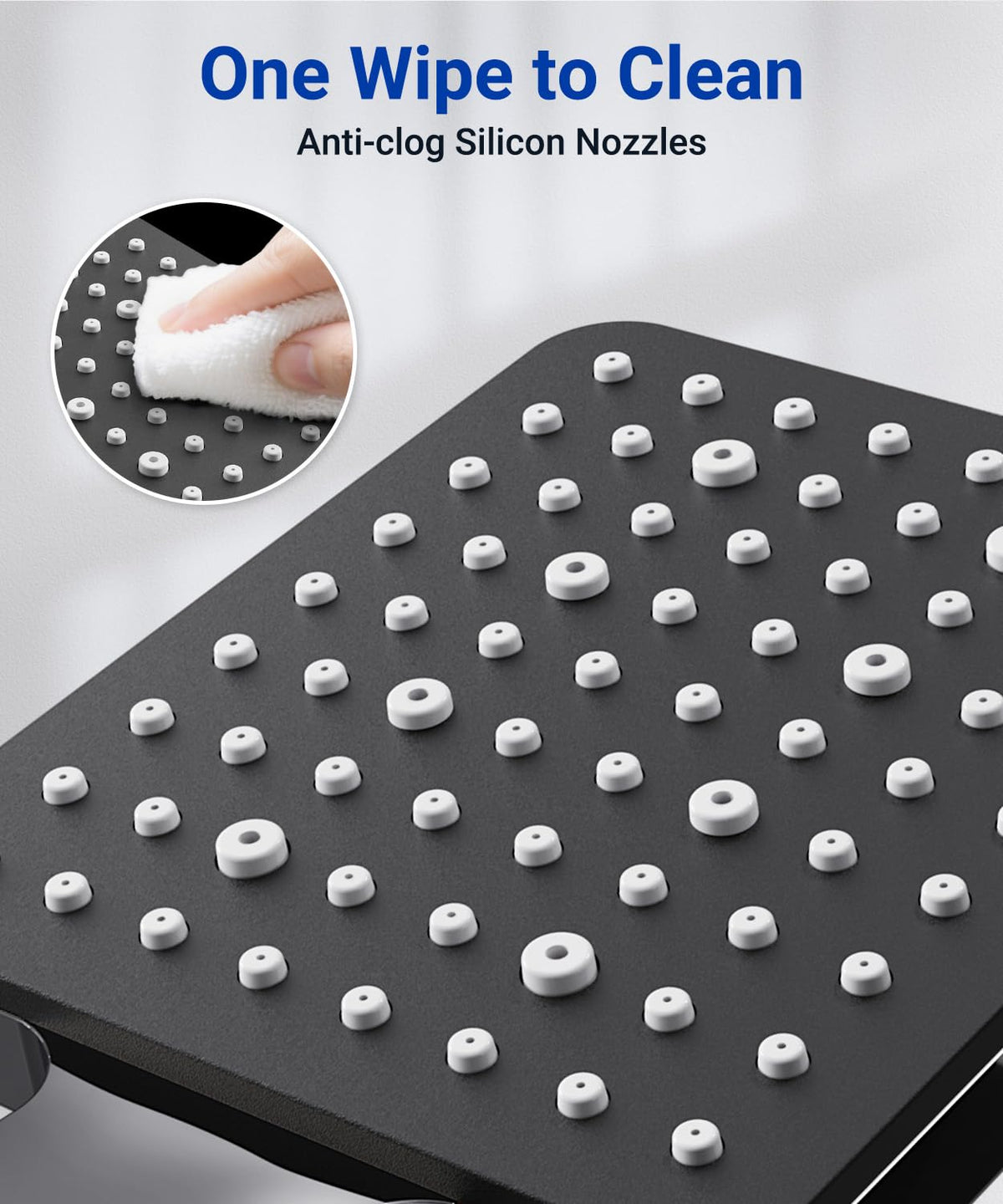 High Pressure Shower Head, Power Shower Head with 6 Modes