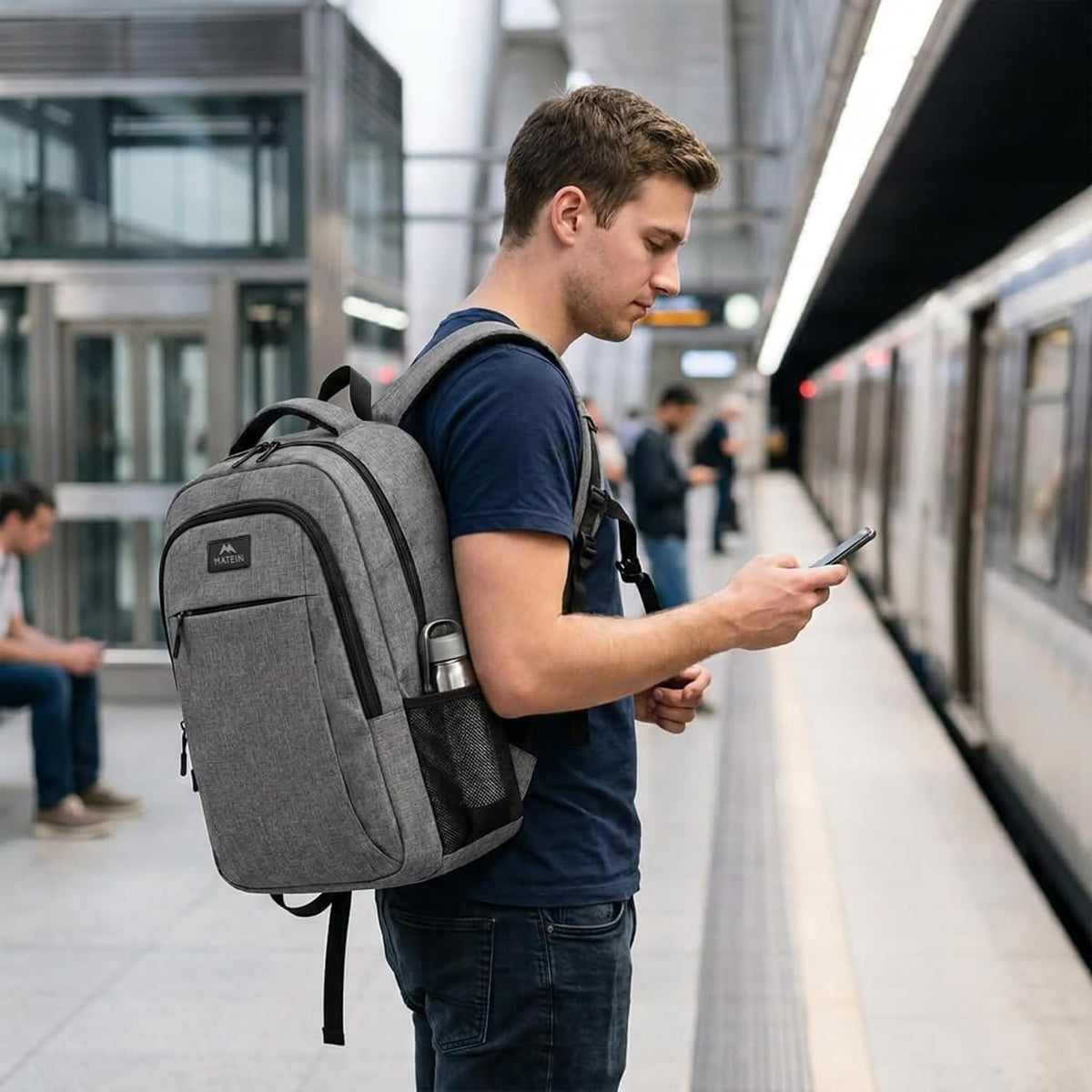 MATEIN Travel Laptop Backpack, Work Bag Laptop Bag, Rucksack for Men Work