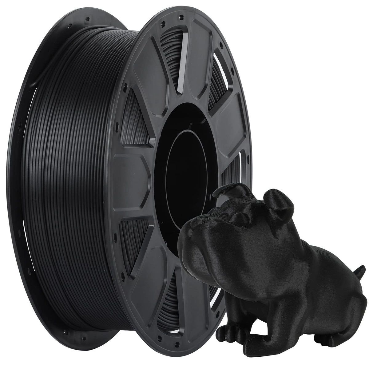 Creality Ender PLA 3D Printer Filament 1.75mm, 4 Packs 1KG Spool(2.2lbs), Dimensional Accuracy +/-0.03mm, No Clogging & Bubbles, Fits for Most FDM 3D Printers (White*4KG)