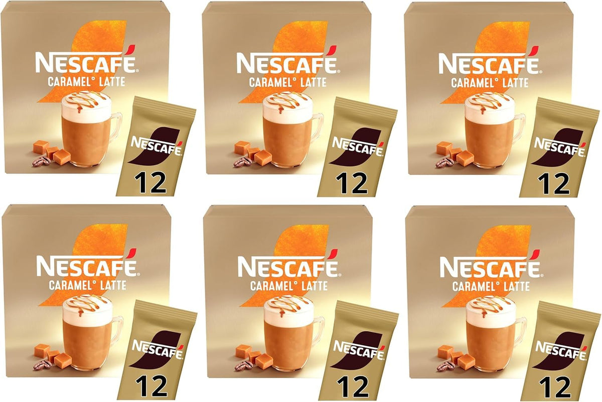 NESCAFÉ Latte Instant Coffee Sachets - 72 x 18g