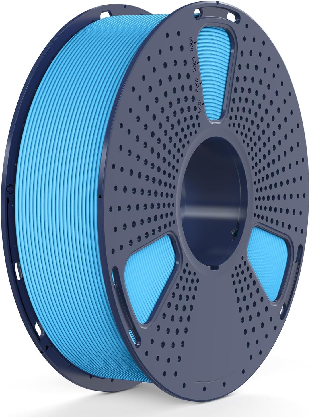 SUNLU Rapid PETG 3D Filament 1.75mm, High Speed 30-600mm/s, 1KG Blue