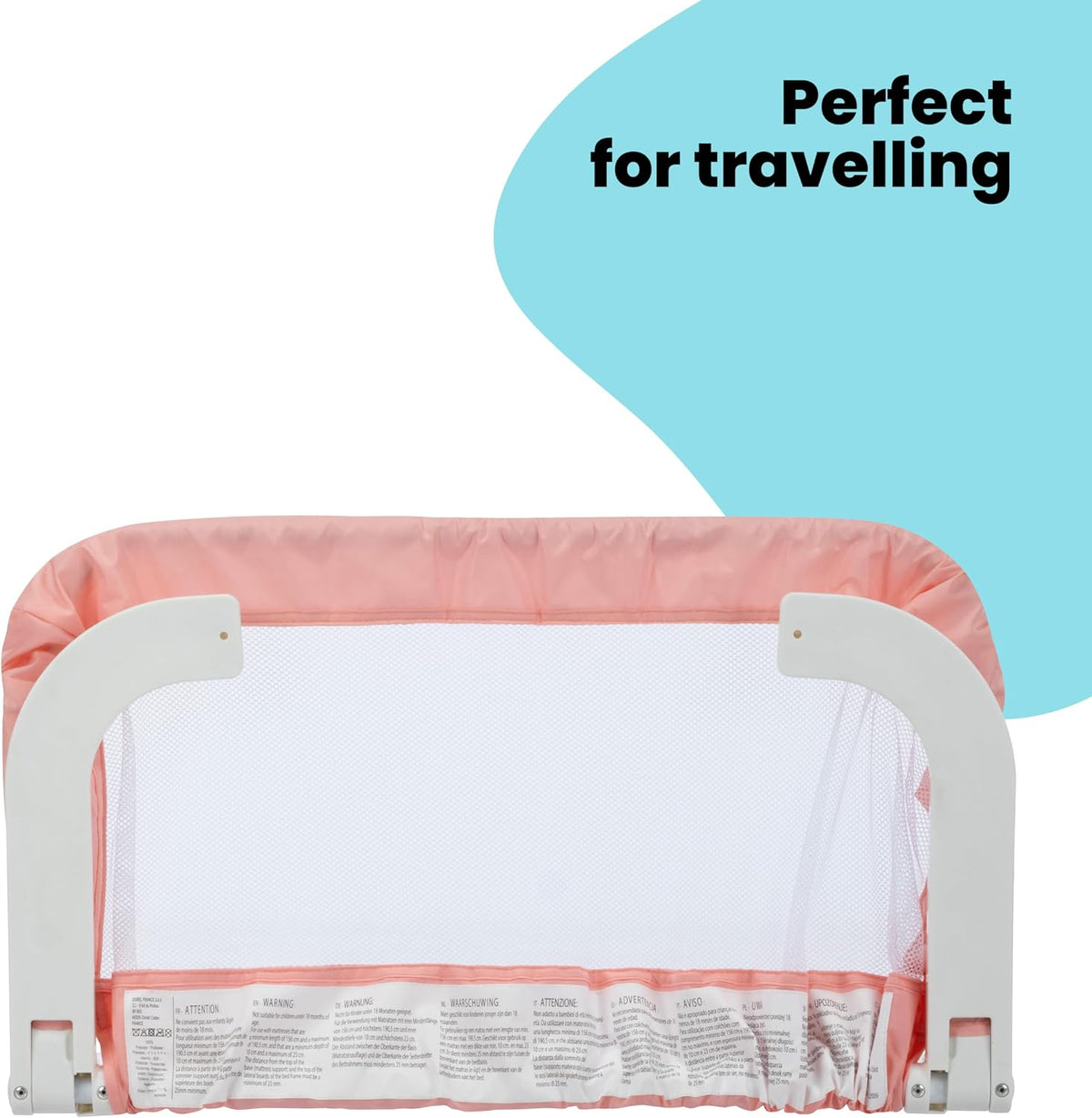 Safety 1st Portable Bed Rail 106 × 42 cm, Pink