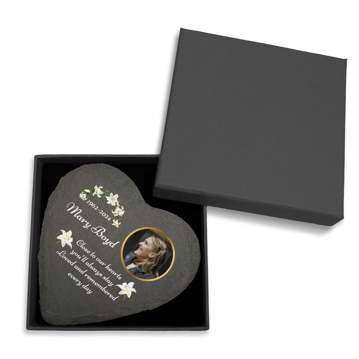 You Personalise UV Printed Photo Memorial Grave Marker Personalised Photo