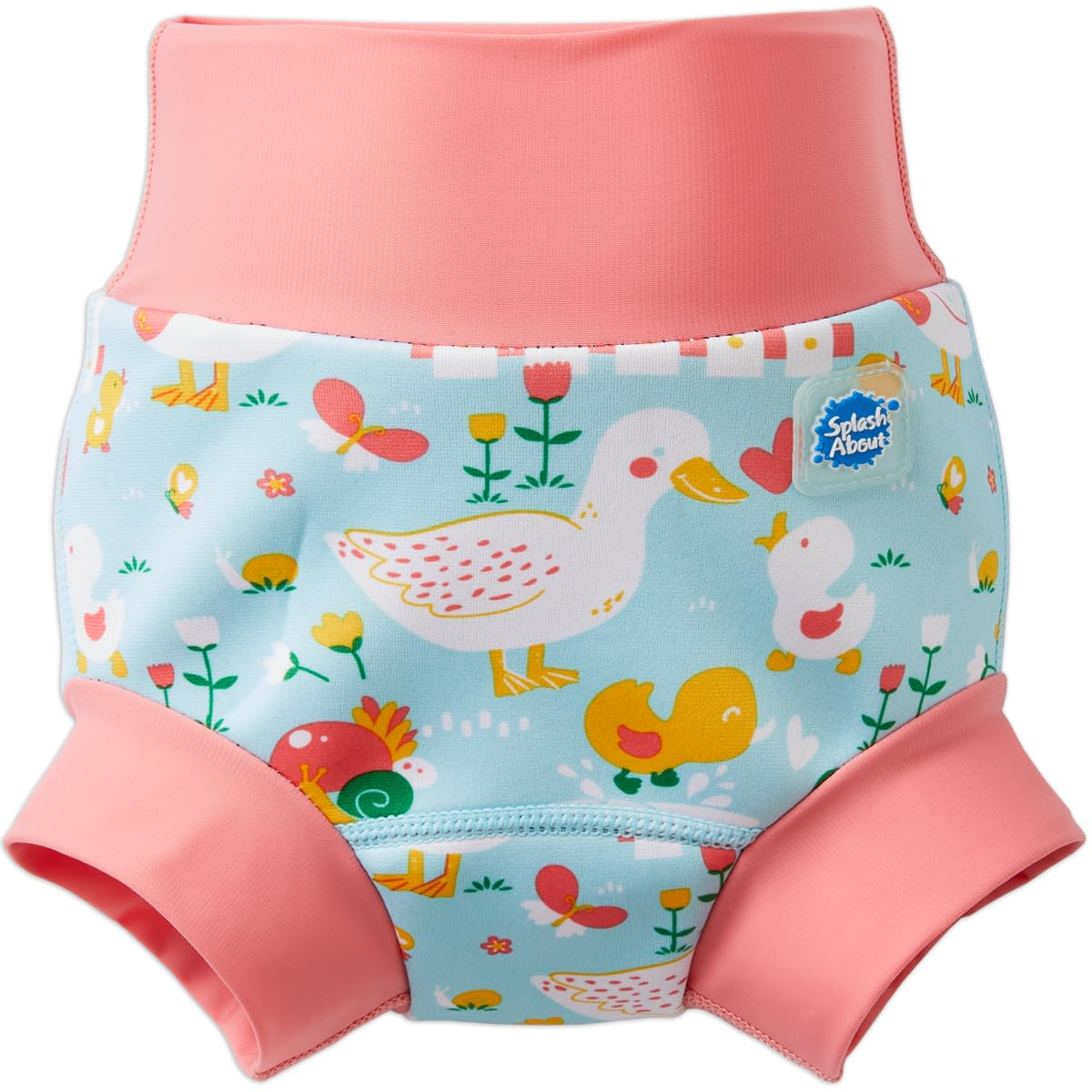 Splash About Happy Nappy Wiederverwendbar Schwimmwindel, Forest Walk, 6-12 Monate Baby and Toddler Swim Nappy