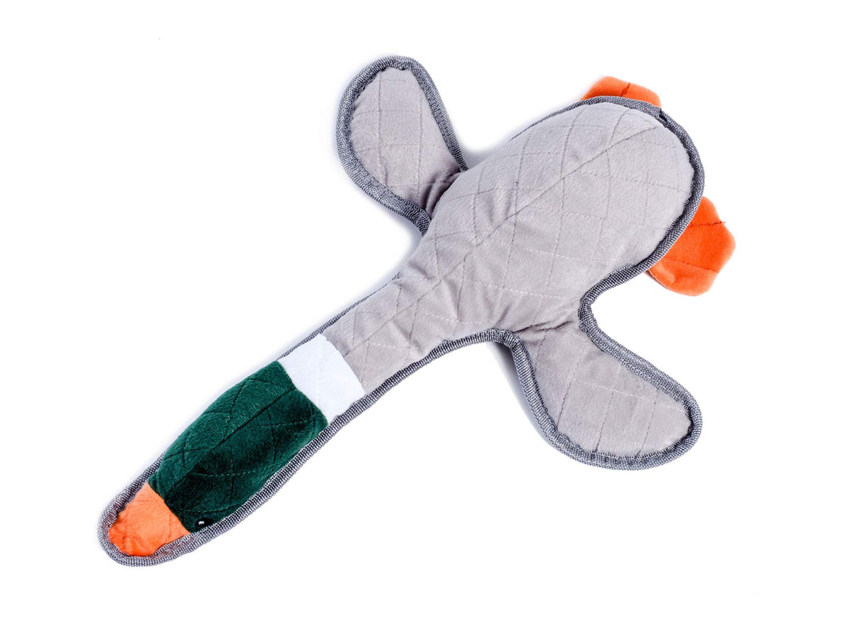 Petface Honking and Squeaky Duck Plush Dog Toy