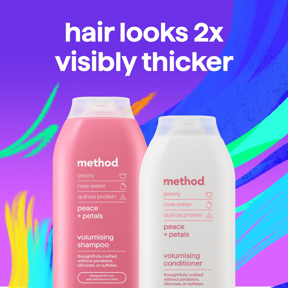 Method Daily Zen Shampoo, Cucumber & Green Tea, Sulphate Free, 350ml