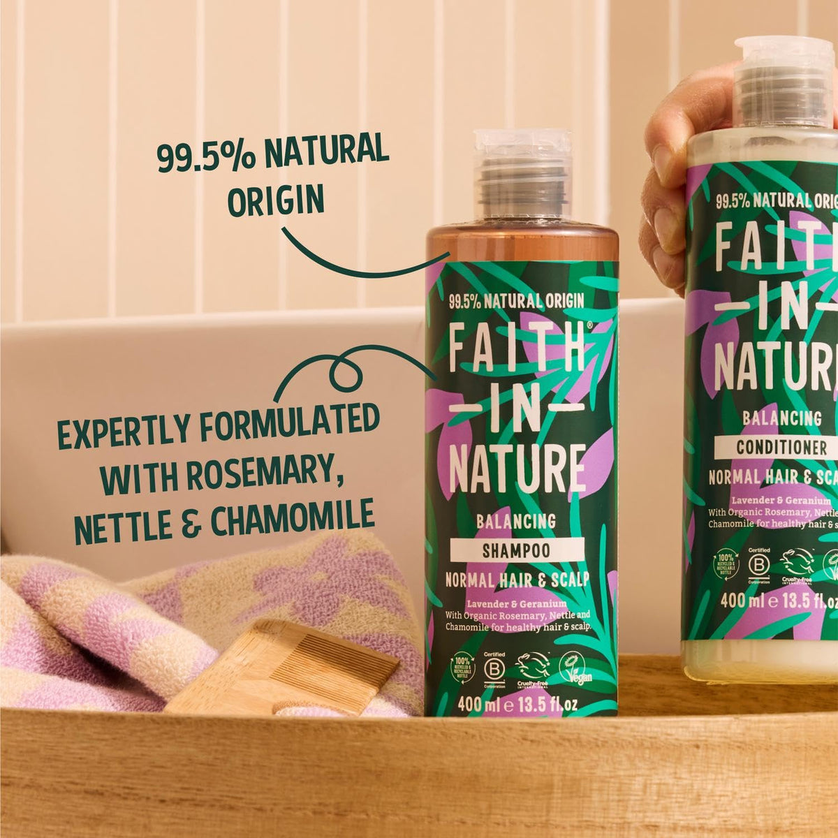 Faith In Nature Organic Coconut Shampoo, Hydrating for Dry Hair & Scalp, Vegan & Cruelty Free, No SLS, Silcones or Parabens, 400ml