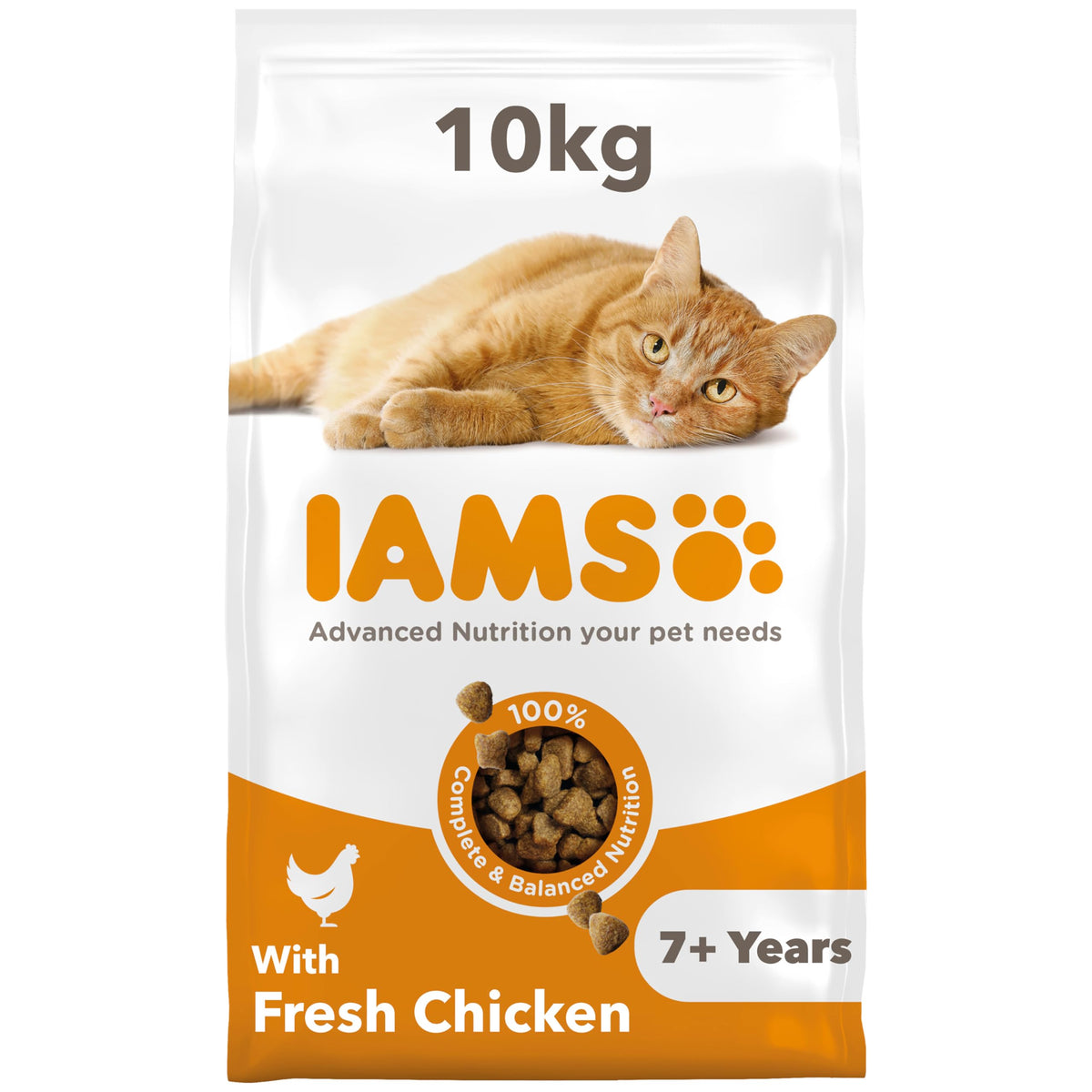 IAMS Senior Dry Cat Food Chicken 3kg
