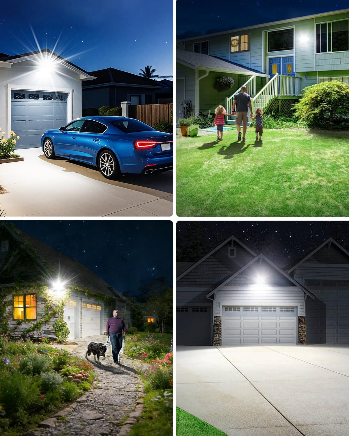 CLY Security Lights Outdoor Motion Sensor 30W PIR Sensor Light 2820LM 6500K