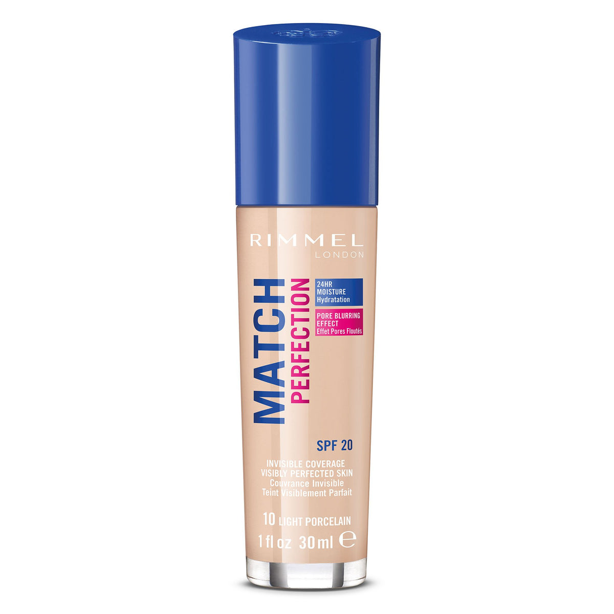 Rimmel London Match Perfection Foundation SPF20, 200 Soft Beige