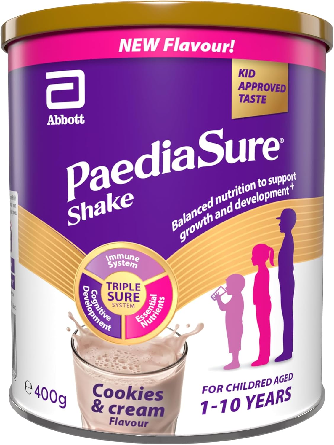PaediaSure Shake – Cookies & Cream – Multivitamin for Kids – 400g