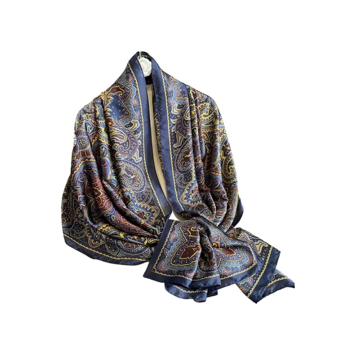 Trillion London® Silk Shawl Birthday Gifts for Women - Designer Silk Scarf