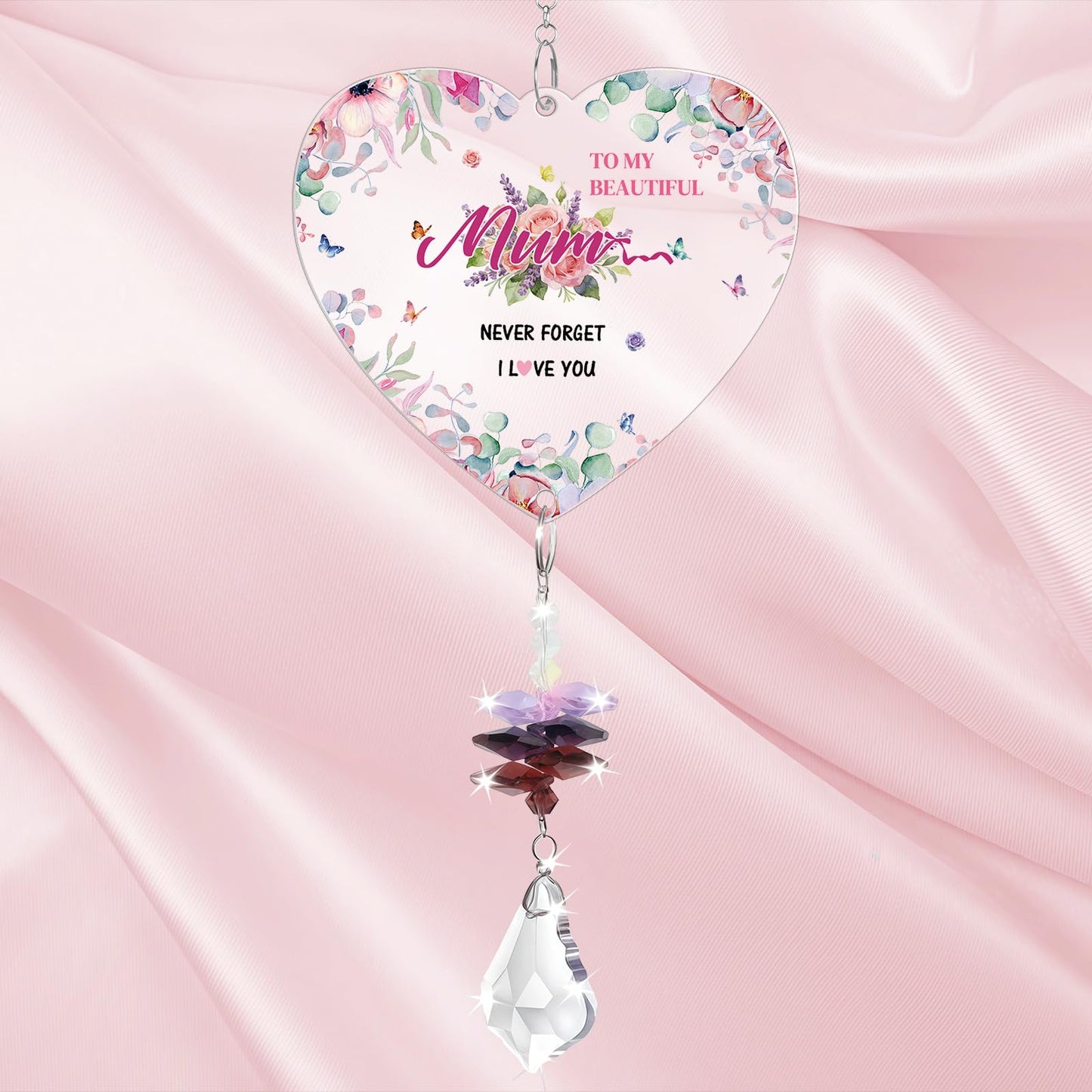 Gifts For Mum, Crystal Suncatcher, Mum Birthday Gifts From Daughters & Sons, Mothers Day For Gifts, Presents For Mummy On Christmas, Valentine's Day, Mother's Day