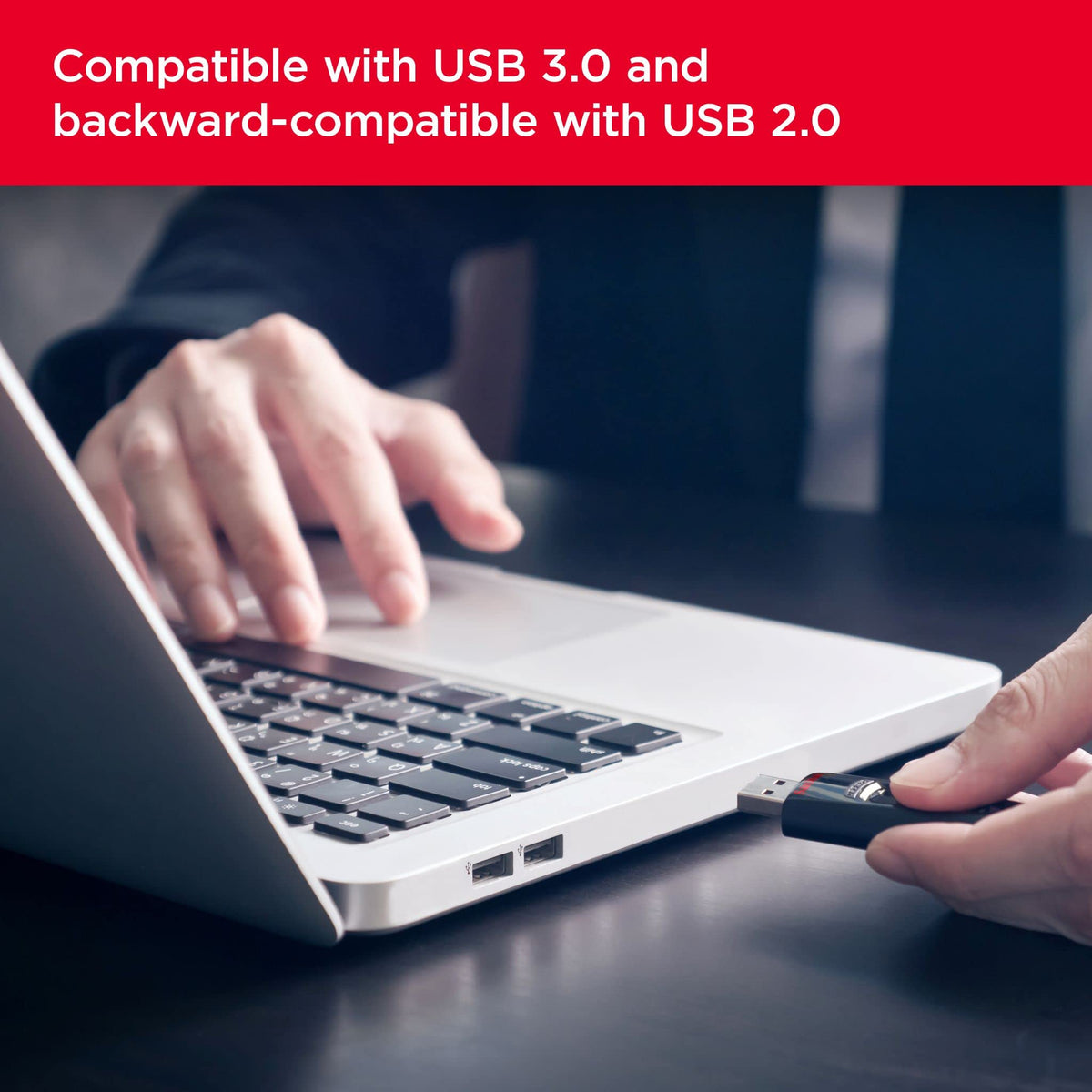 SanDisk Ultra 32 GB USB Flash Drive USB 3.0 Up to 130 MB/s Read - Twin Pack, Red/Blue (Pack of 5)