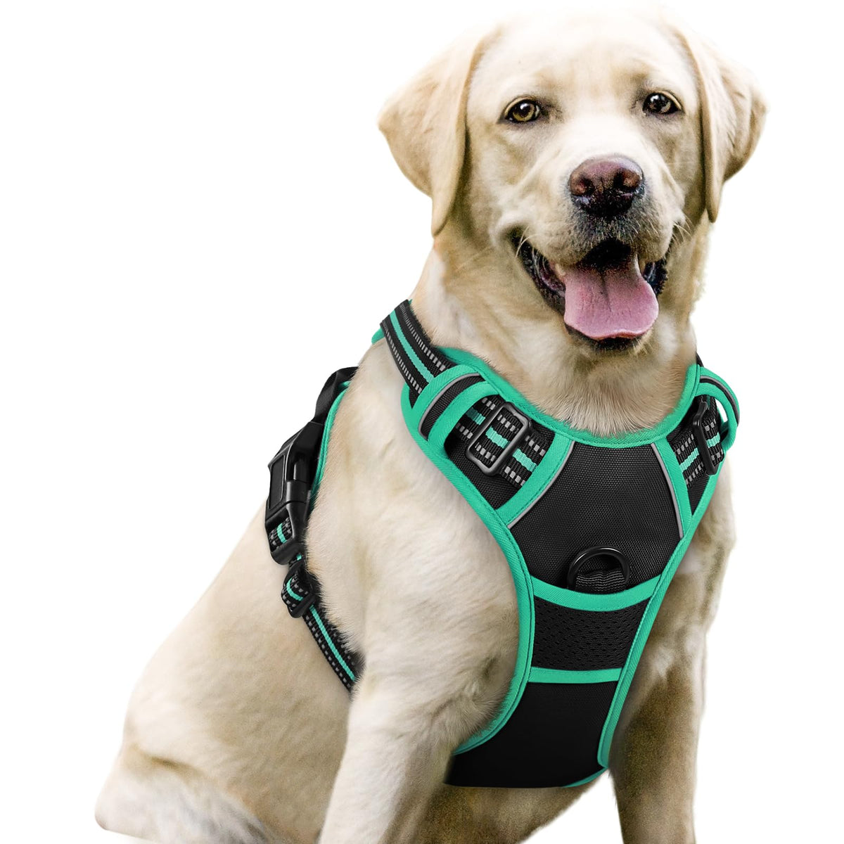 rabbitgoo Dog Harness Large Dog, No Pull Vest with Front Clip & Handle