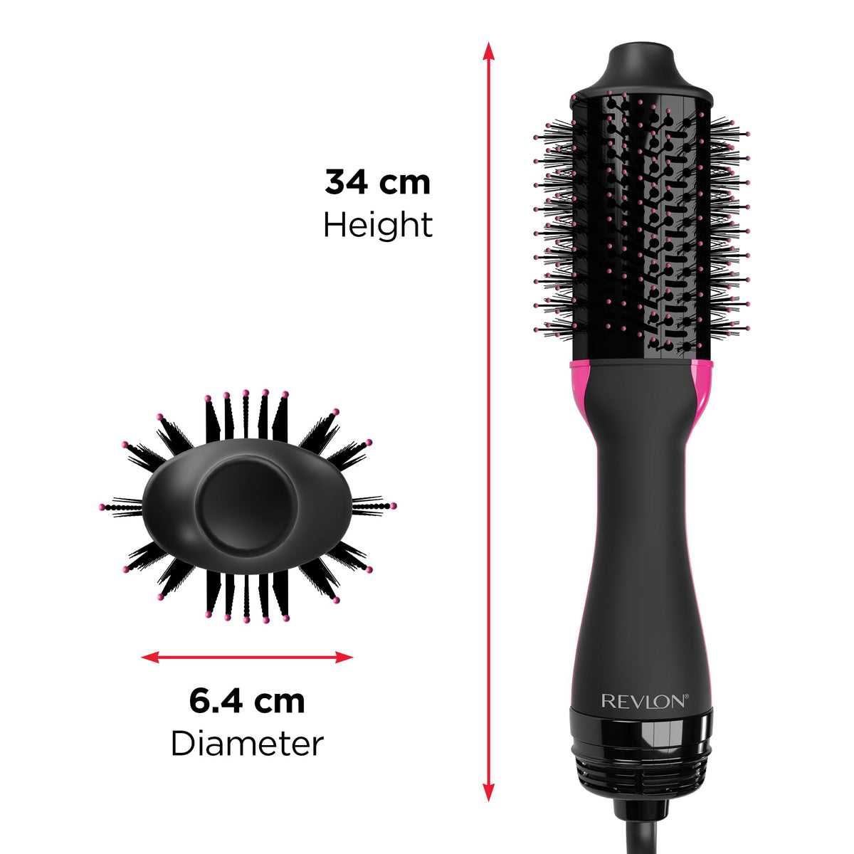 Revlon Salon One-Step Hair Dryer & Volumiser with Sectioning Comb