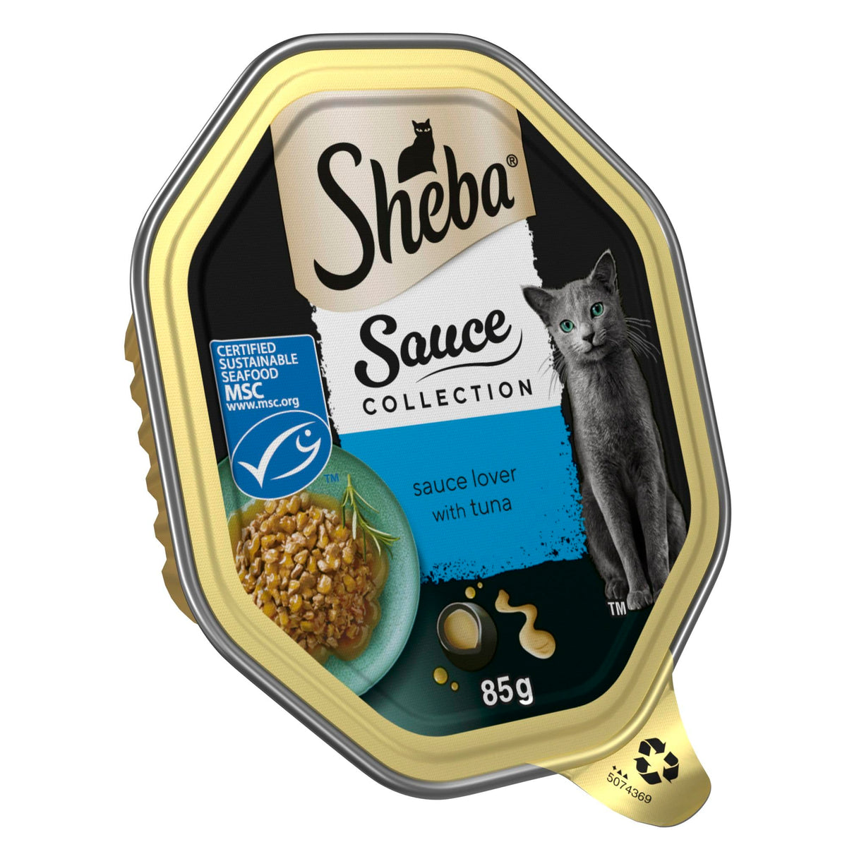 SHEBA Sauce Lover Cat Food Trays Mixed Collection 32 x 85 g