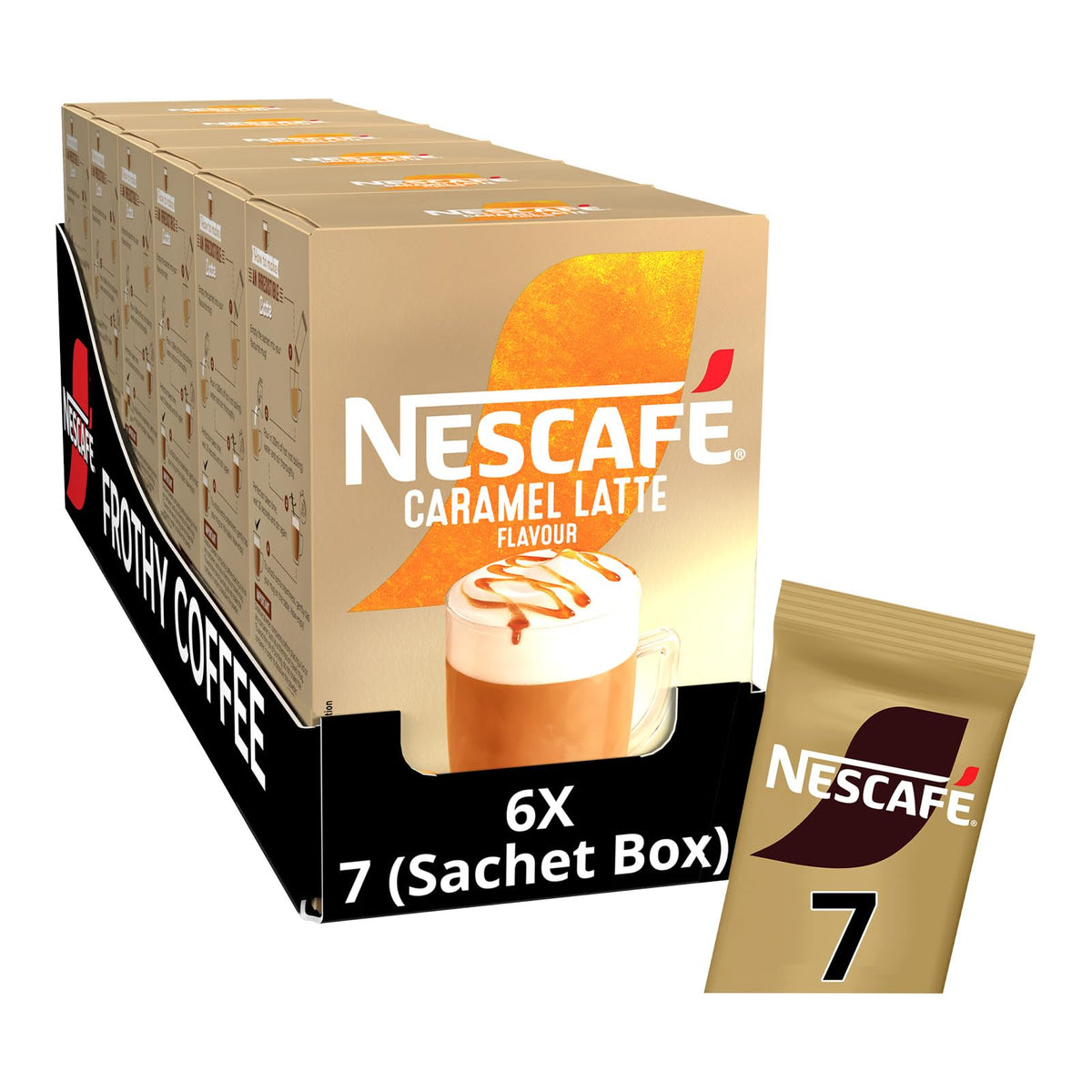 NESCAFÉ Latte Instant Coffee Sachets - 72 x 18g