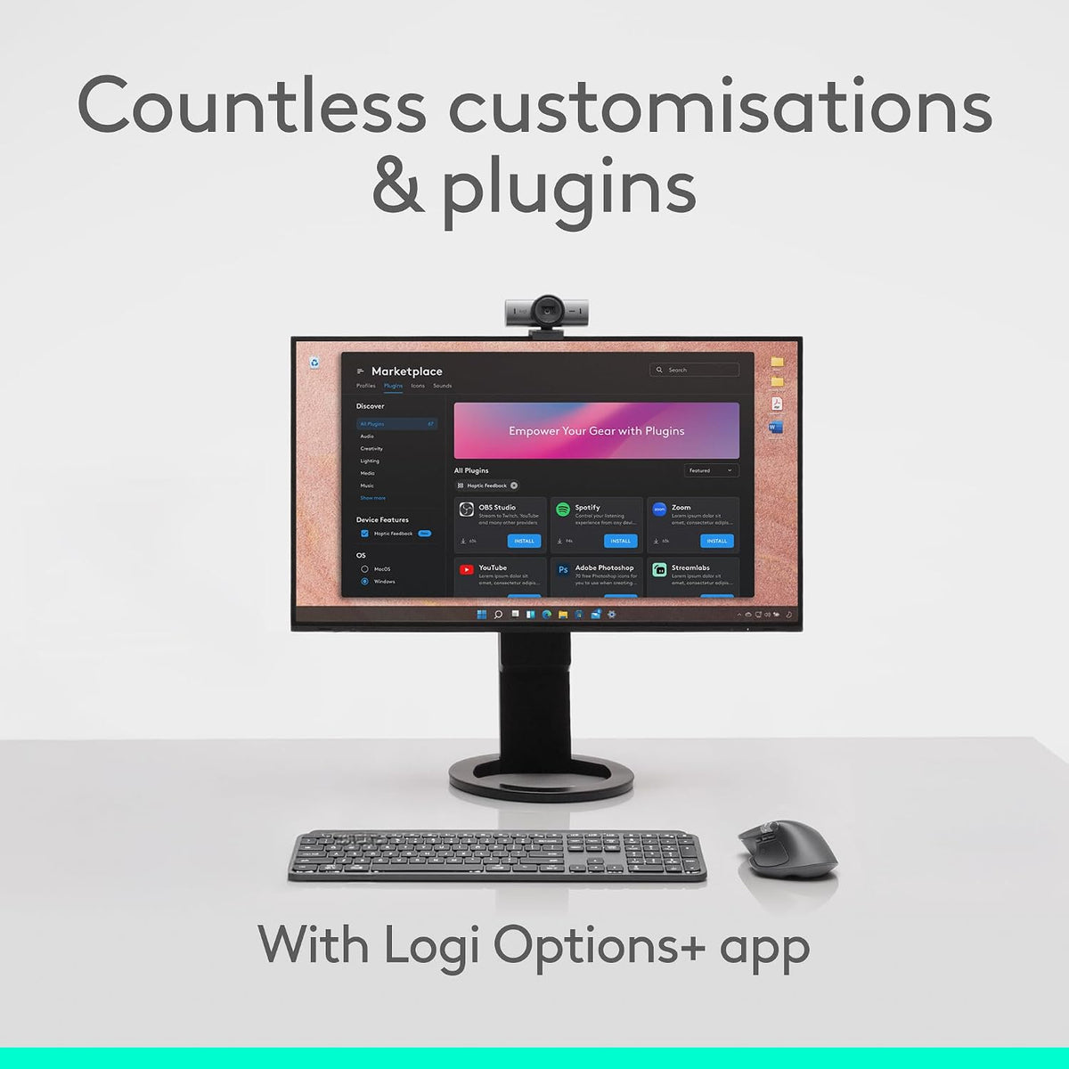 Logitech MX Master 4, Ergonomic Wireless Mouse