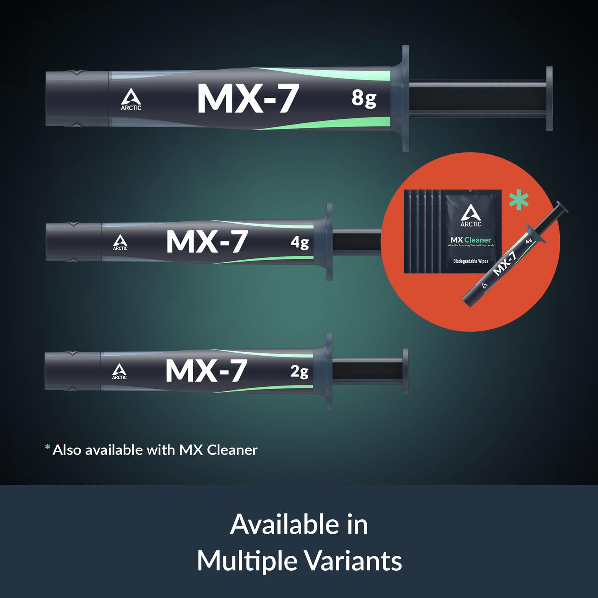 ARCTIC MX-7 (4 g, incl. MX-Cleaner) - Ultimate Performance Thermal Paste