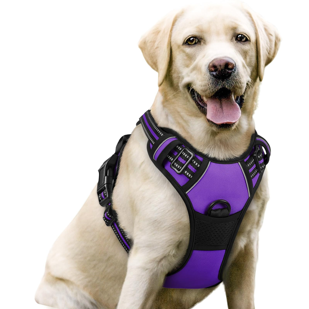 rabbitgoo Dog Harness Large Dog, No Pull Vest with Front Clip & Handle