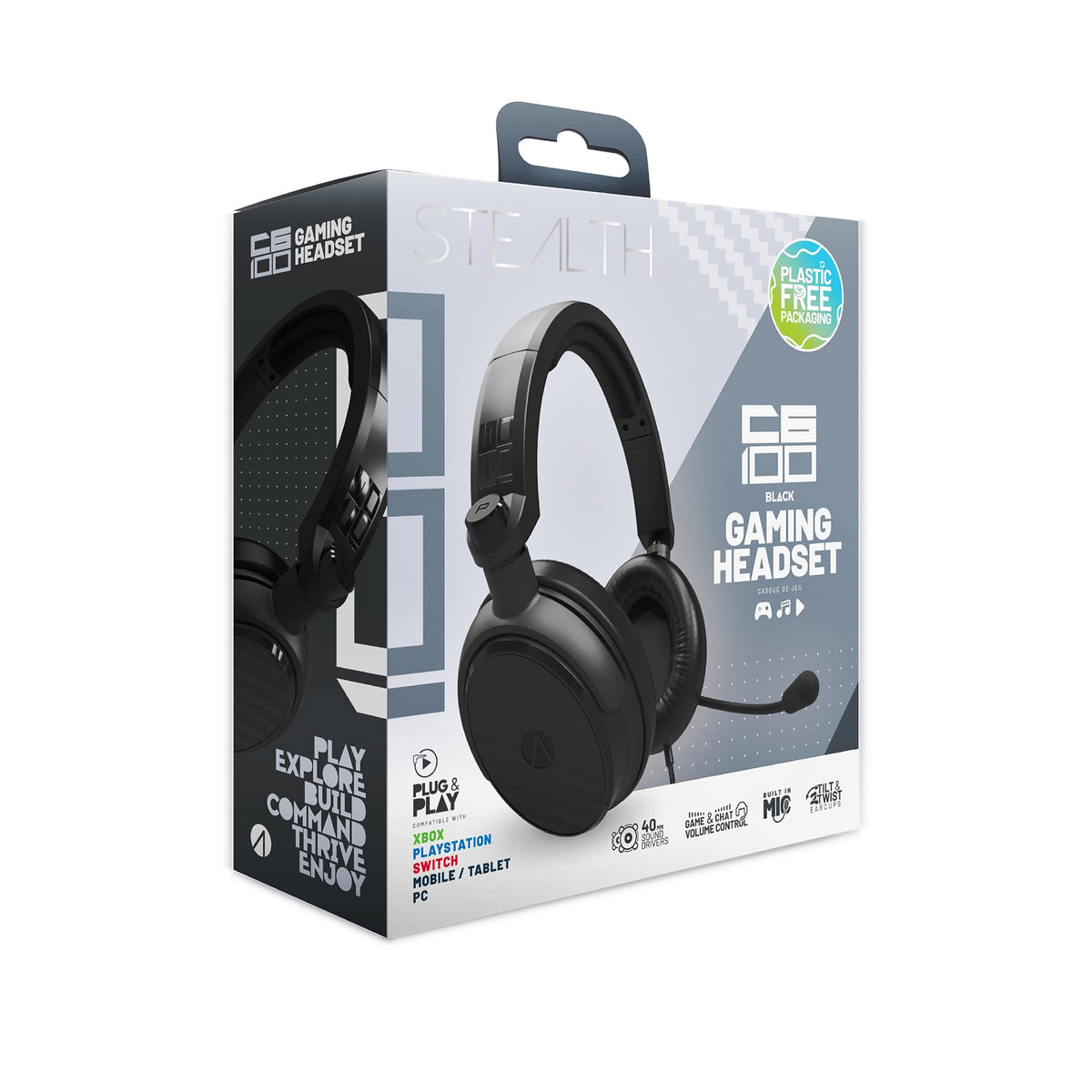 STEALTH C6-100 Gaming Headset Range (Green)