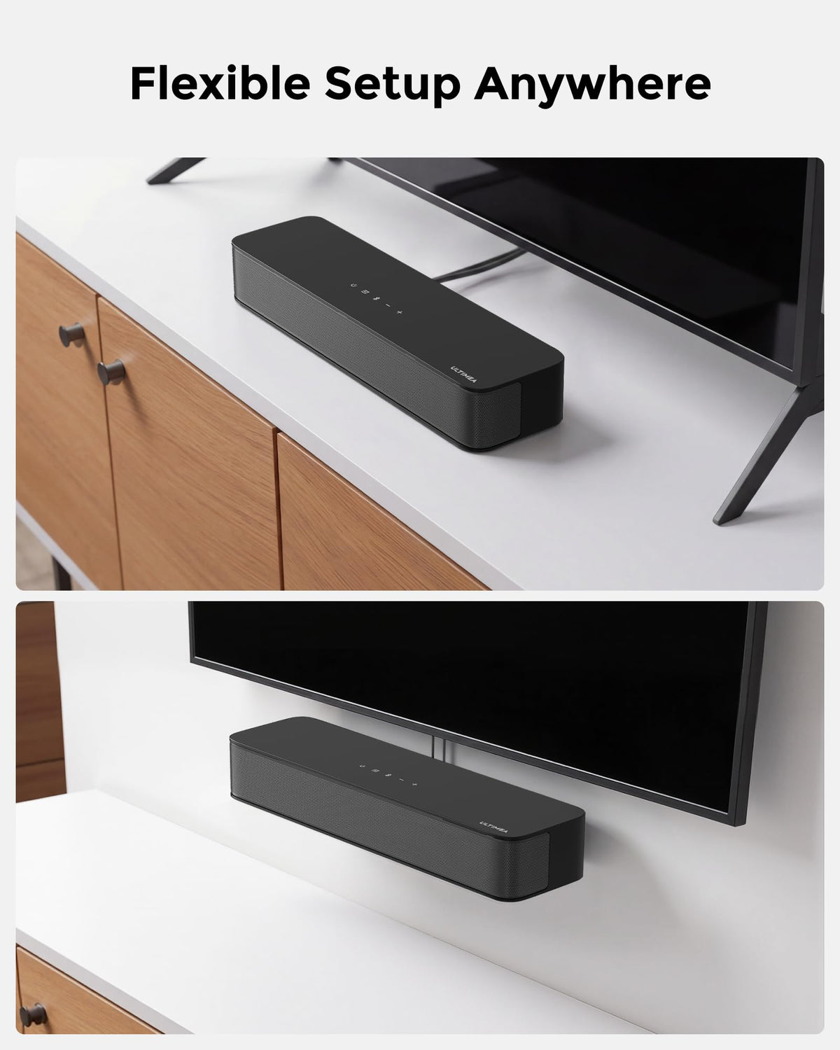 ULTIMEA 9.1ch Surround Sound System with Dolby Atmos, 2 Rear Speaker, 6.5" Wireless Subwoofer, RGB Light, App, Detachable Surround Sound System for Home Theater, Peak Power 470W, HDMI eARC, Apollo S90