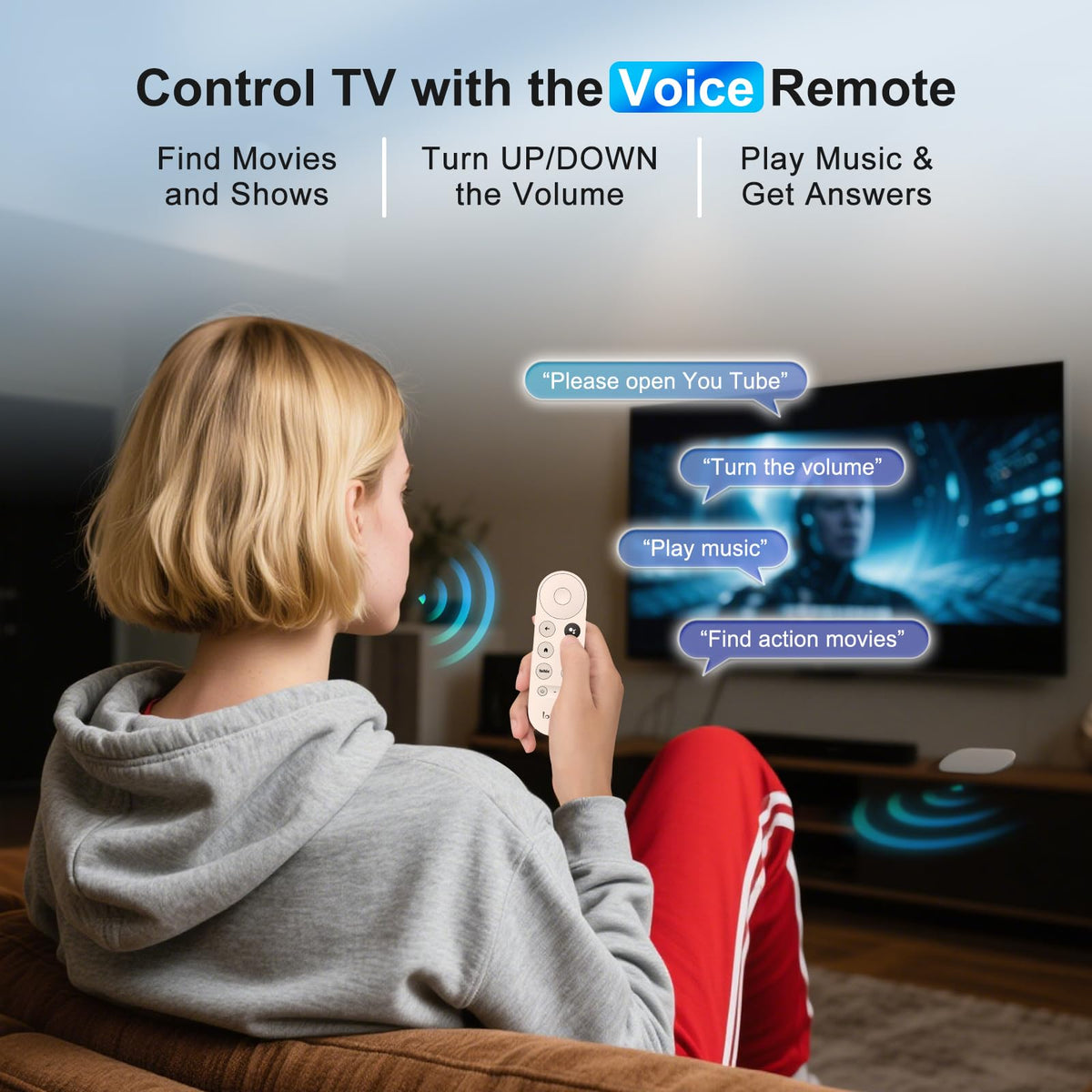 Universal-for-Samsung-Smart-TV-Remote, for Samsung Curved Qled Frame 4K TV