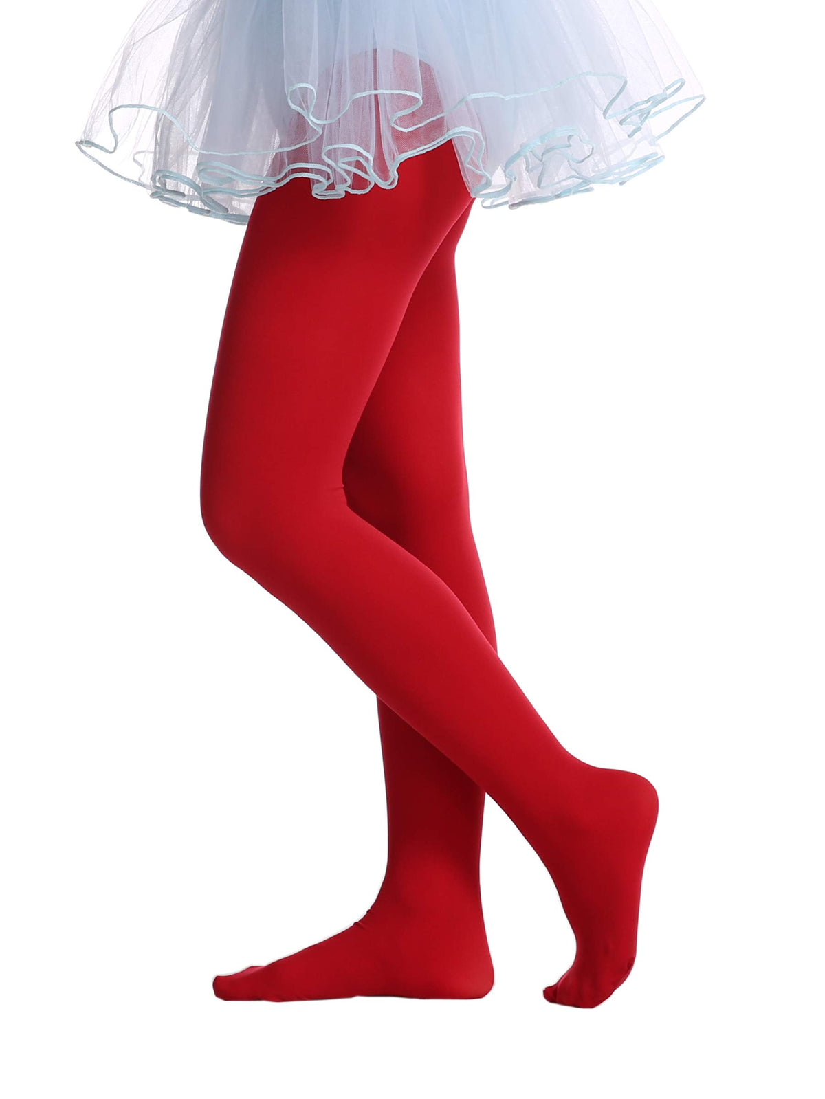 EVERSWE Girls Semi Opaque Tights, 40D Microfiber Tights