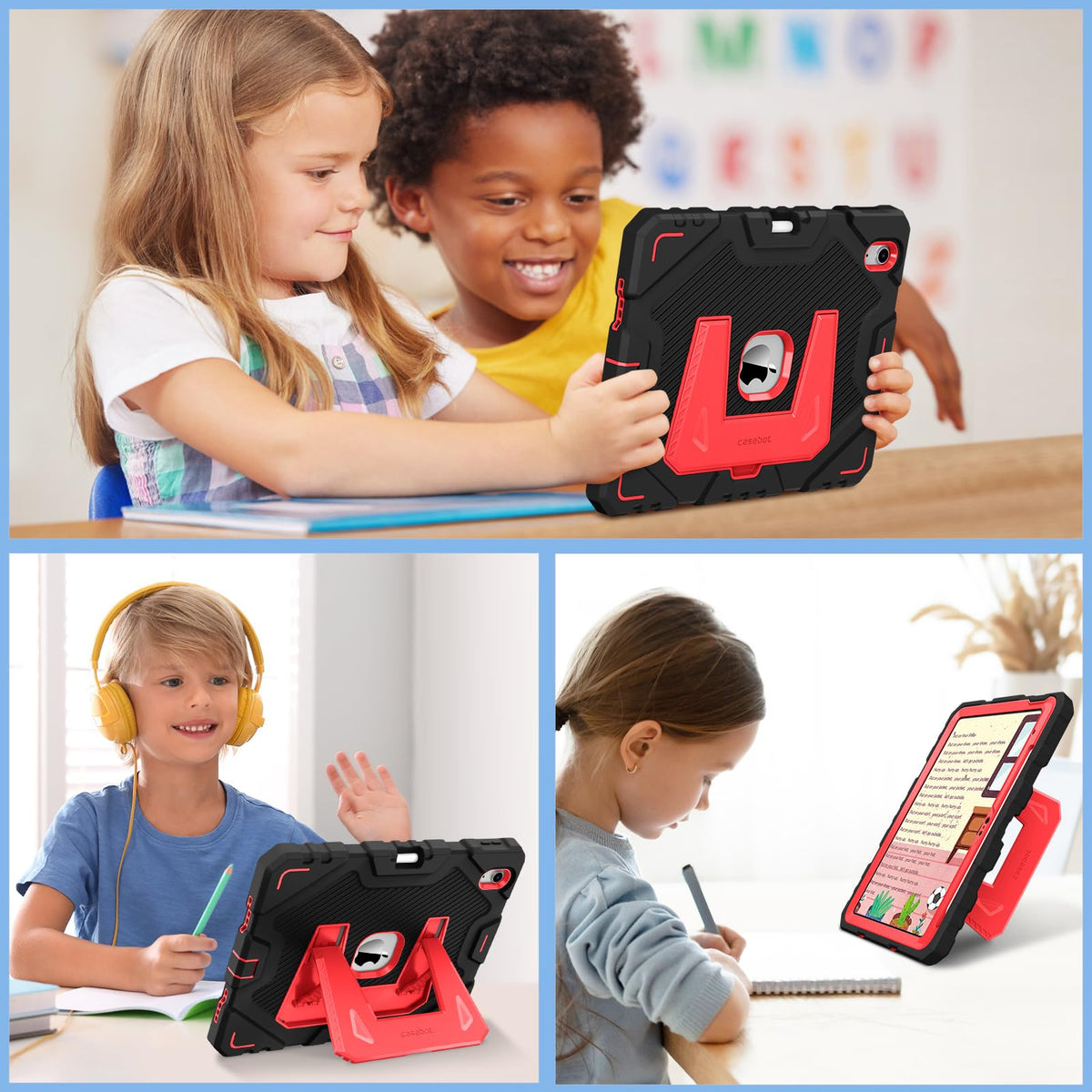 FINTIE Kid-Friendly Case for iPad (A16) 11th Gen 11 Inch, iPad 10th Gen