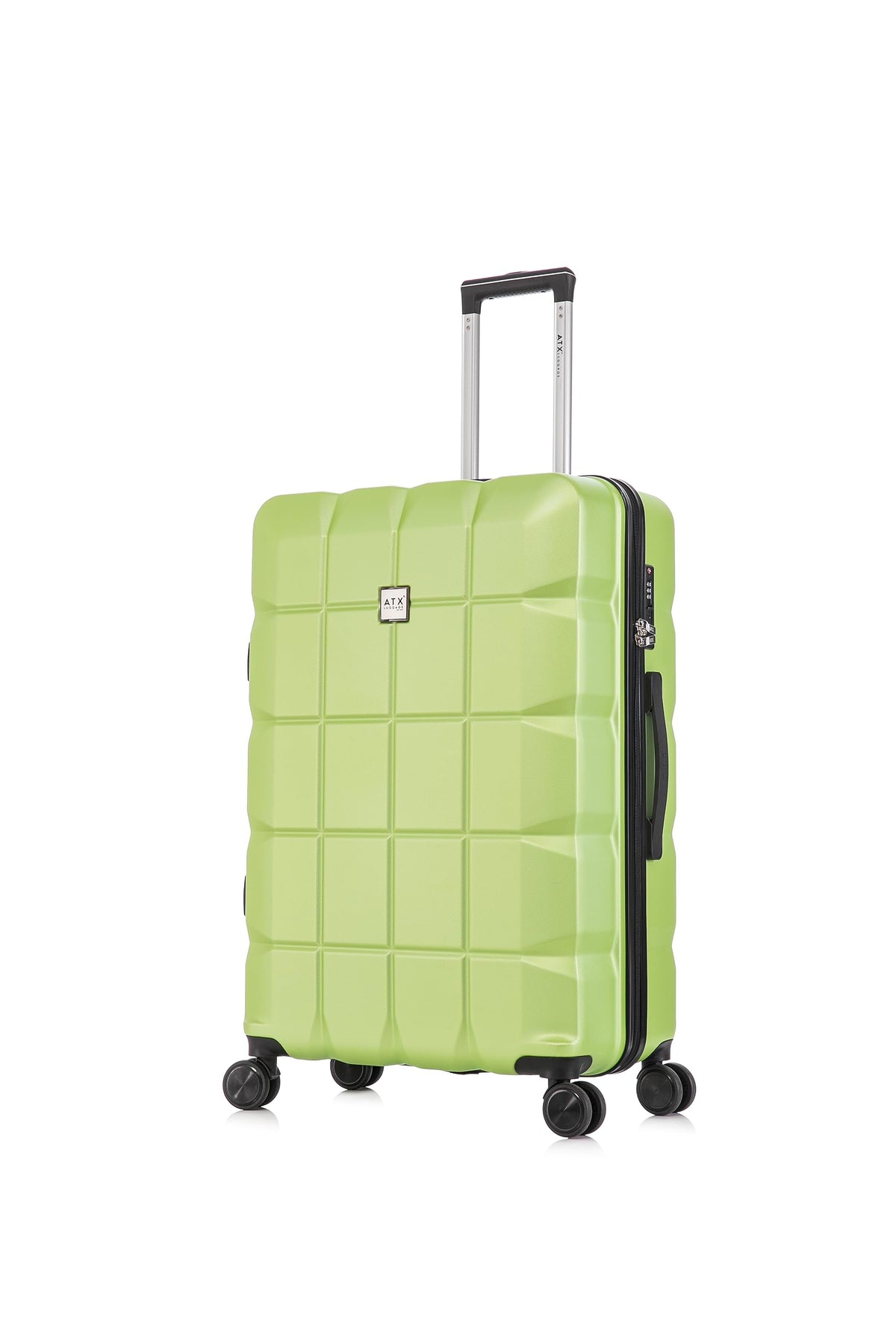 ATX 28 Inch Suitcase Large 110L – Lightweight Hard Shell Checked Luggage, 4 Wheels, TSA Lock, 30KG Capacity, Black