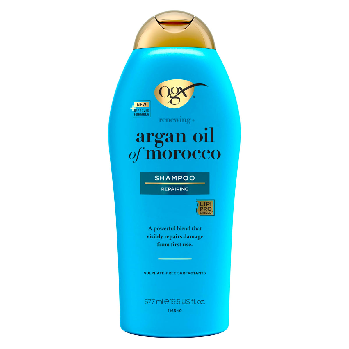 OGX Argan Oil of Morocco Sulfate Free Shampoo for Dry Hair, 385ml (Pack of 3)