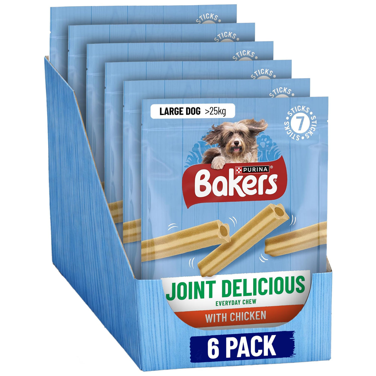 BAKERS Sizzlers Bacon Dog Treats 315g (Pack of 3)