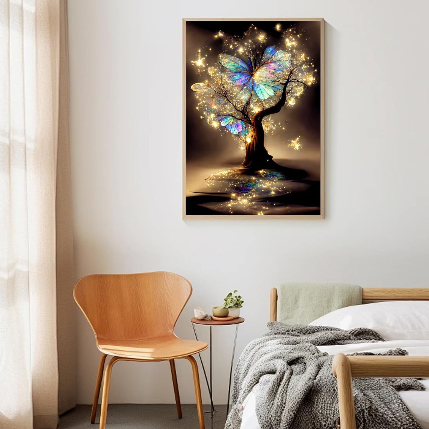 VARHHUXHA 5D Diamond Art Painting Kits for Adults, Cow and Flower Full Drill Crystal Art Kits for Adults, DIY Cross Stitch Arts Crafts Pictures Embroidery Kit for Beginner Home Wall Decor 30x40