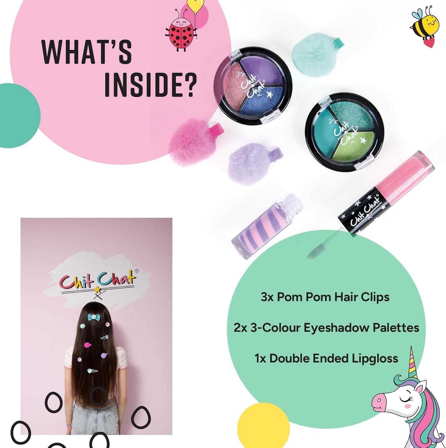 Chit Chat All the Sass Gift Set - The Ultimate Mini Me Makeup & Pamper Kit for Little Fashionistas!