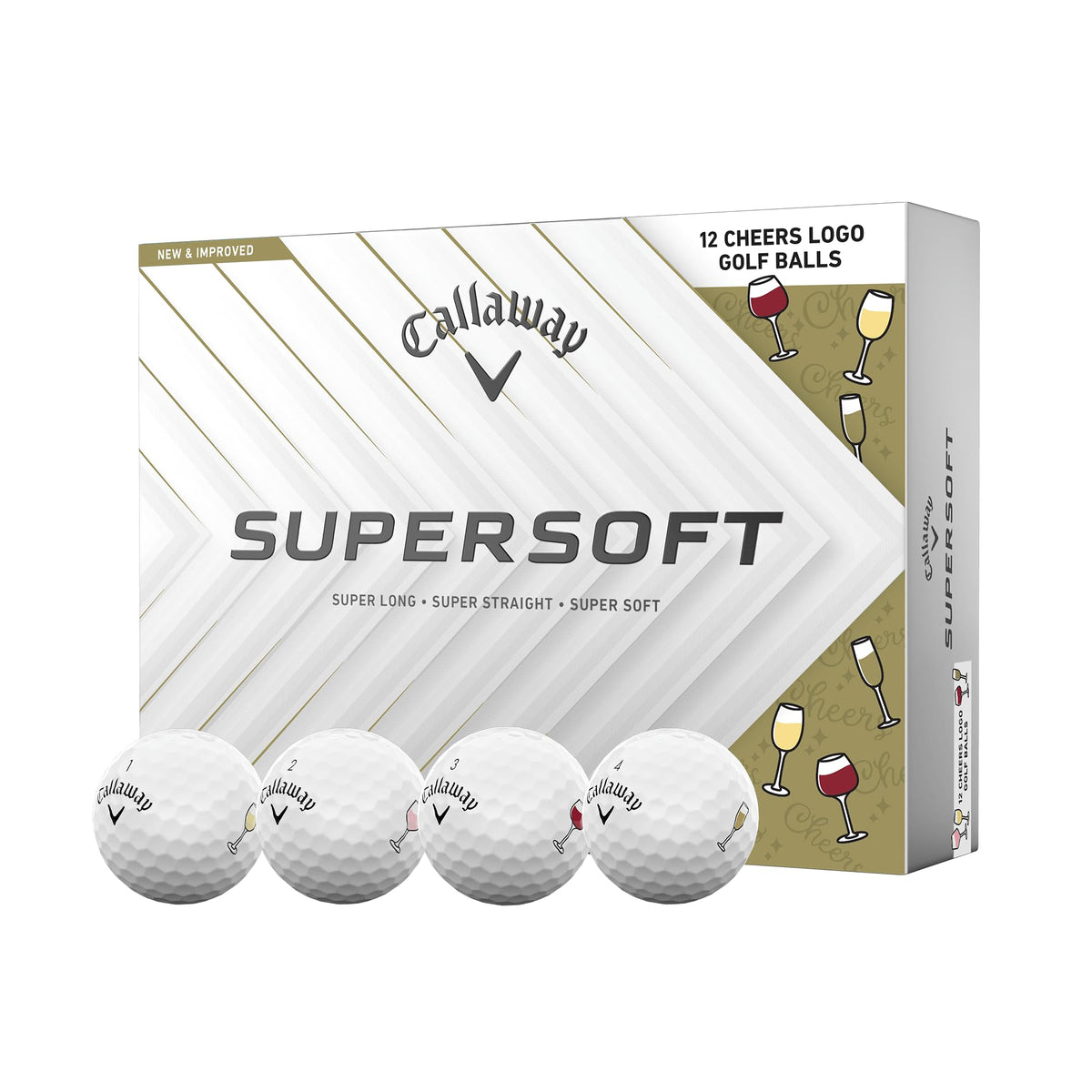 Callaway Golf Supersoft Golf Ball 2025