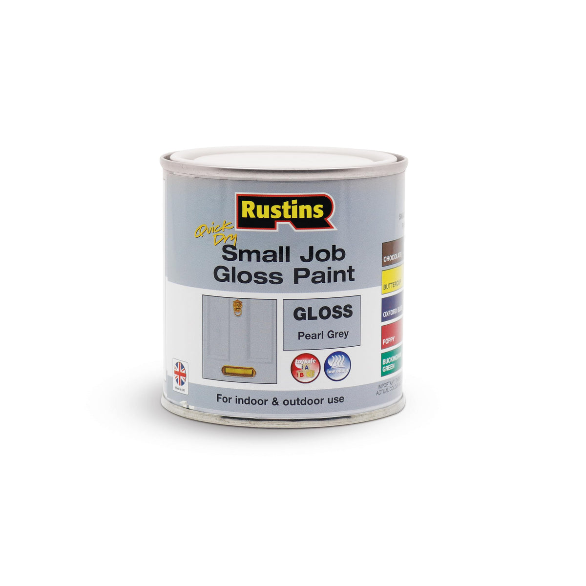 RUSTINS Small Job Satin Paint Chocolate 250ml