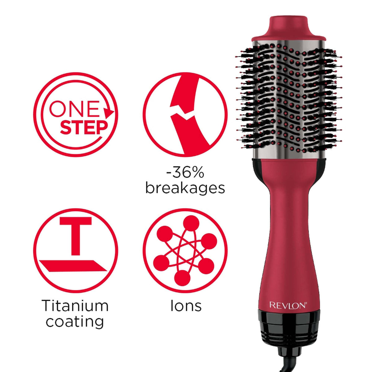 Revlon Salon One-Step Hair Dryer & Volumiser with Sectioning Comb