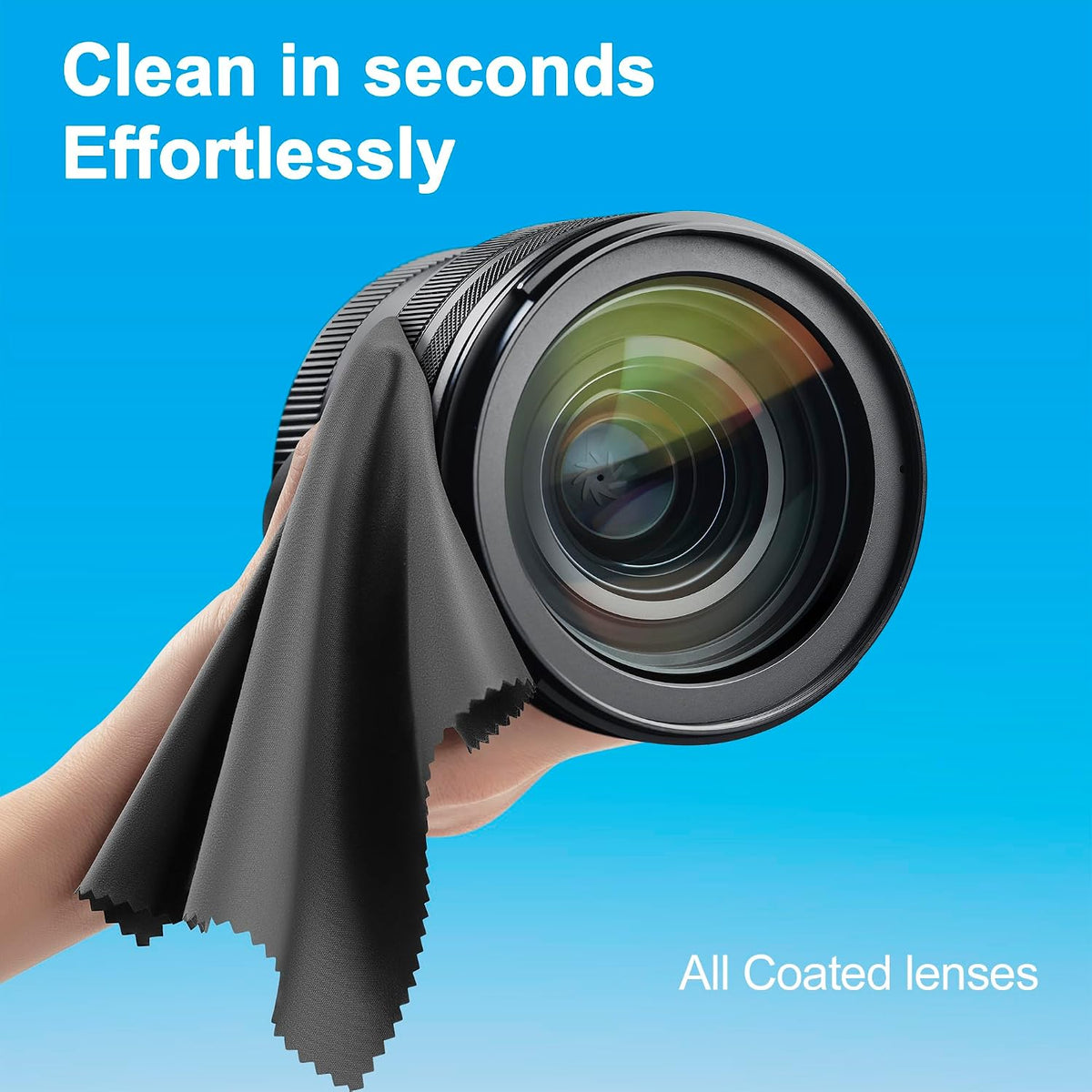 Japanese-Style Premium Microfiber Glasses Cleaning Cloth Streak & Scratch-Free Lens Cleaning Cloth – Safe for Eyeglasses, Sunglasses, Glasses Cleaner, Lens Wipes, iPhone & Screens (12 Pack)