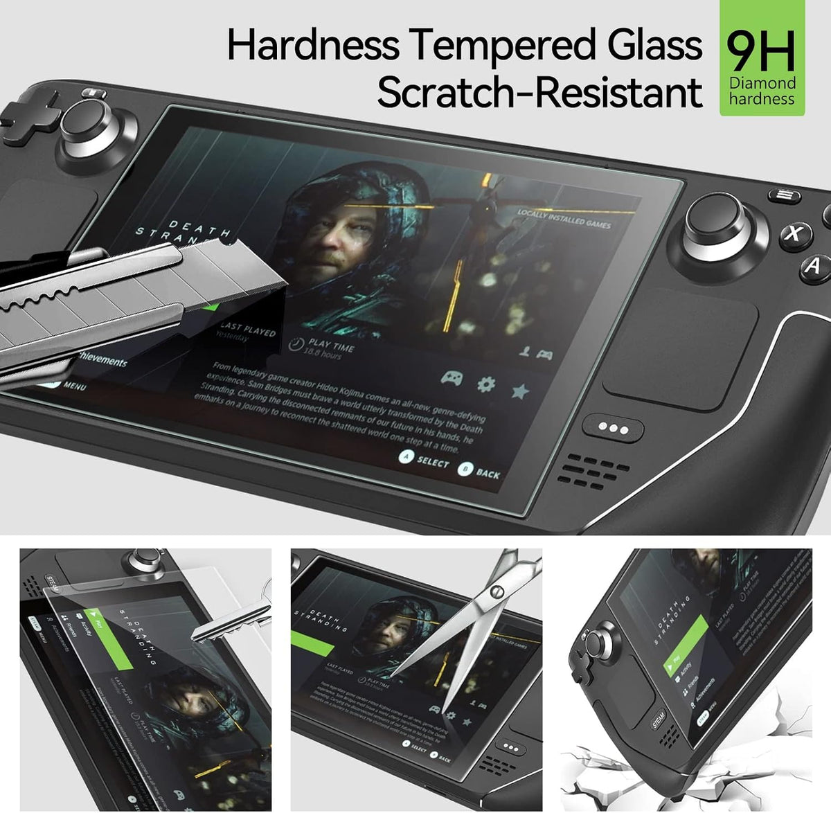 ivoler [4-Pack for Switch 2 Screen Protector with Alignment Frame Tool, 30-second installation- Bubble-Free Application - 9H Hardness -Tempered Glass Protection Film for Nintendo Switch 2 Model 2025