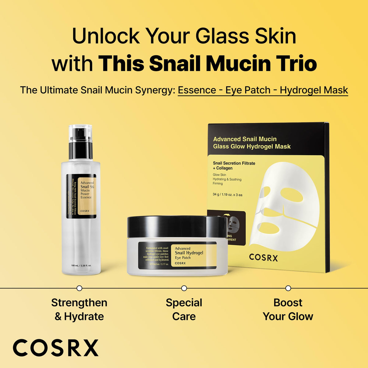 COSRX Advanced Snail 92 All in One Cream 100g, Facial Gel Moisturiser