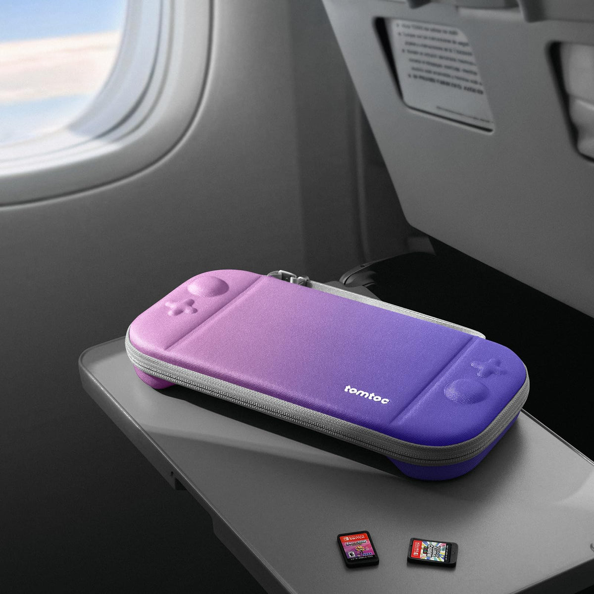 tomtoc Slim Carring Case for Nintendo Switch 2, Military Grade Protection