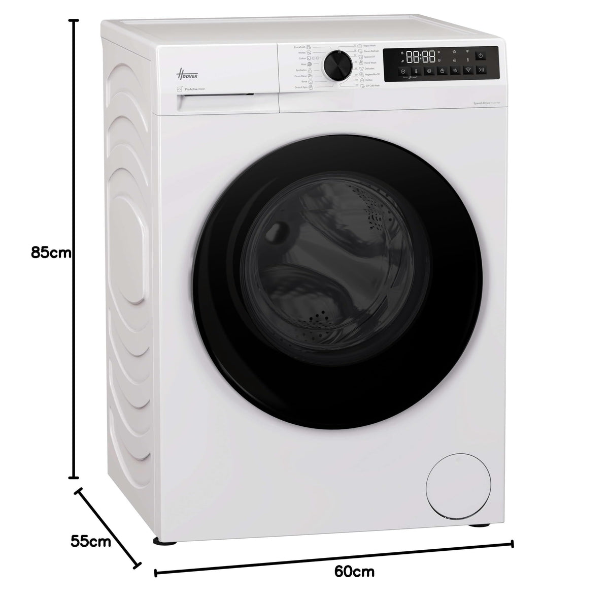 Hoover Pro Wash&Dry Series 3 Washer Dryer, 10+6kg, Graphite & Black, A-20%
