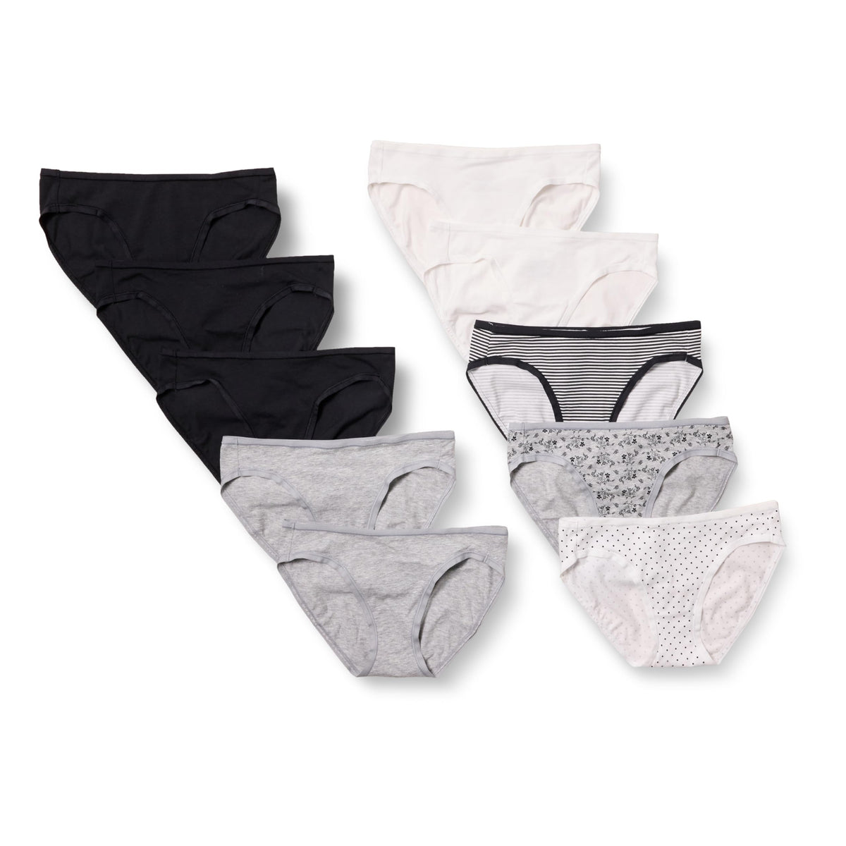Amazon Essentials Women's Cotton Bikini Brief Underwear (Available in Plus Size)