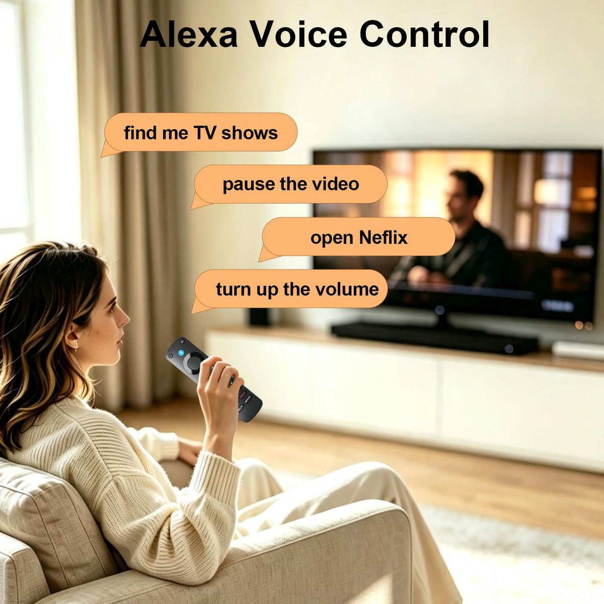 for-LG-Magic-Remote, Gvirtue Solar Voice Remote Control for-LG-Smart TV