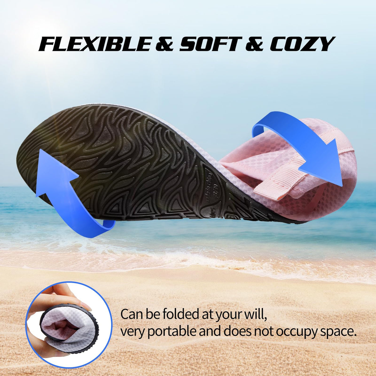 Swim Water Shoes Aqua Socks Barefoot for Sea Beach Swimming Shoes Pool Ladies Women Mens