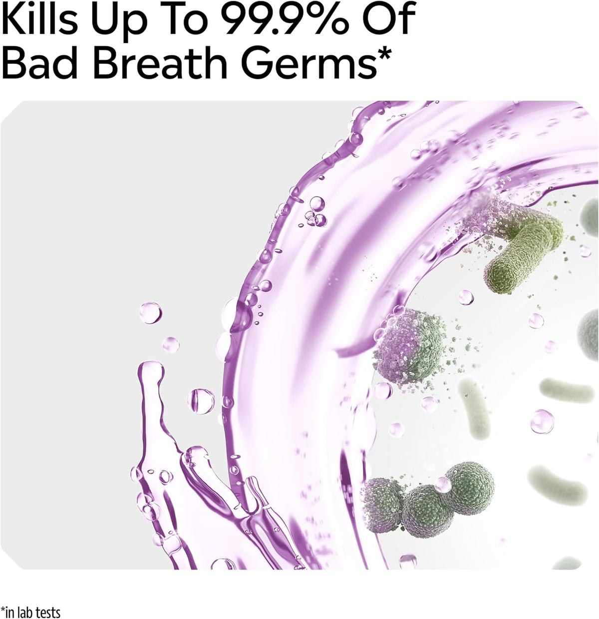 Listerine Total Care Mild Taste (Alcohol Free) Antibacterial Mouthwash (500ml), Fresh Mint Flavour with 6-in-1 Benefits, Helps Reduce Plaque and Freshens Breath