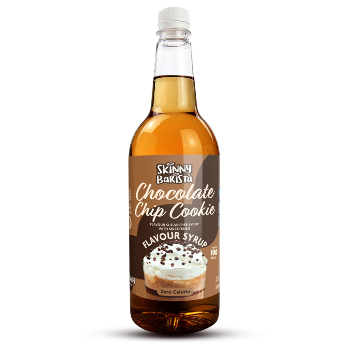 Skinny Food Co Butterscotch Syrup Zero Calorie 1L - Sugar Free Coffee Syrup