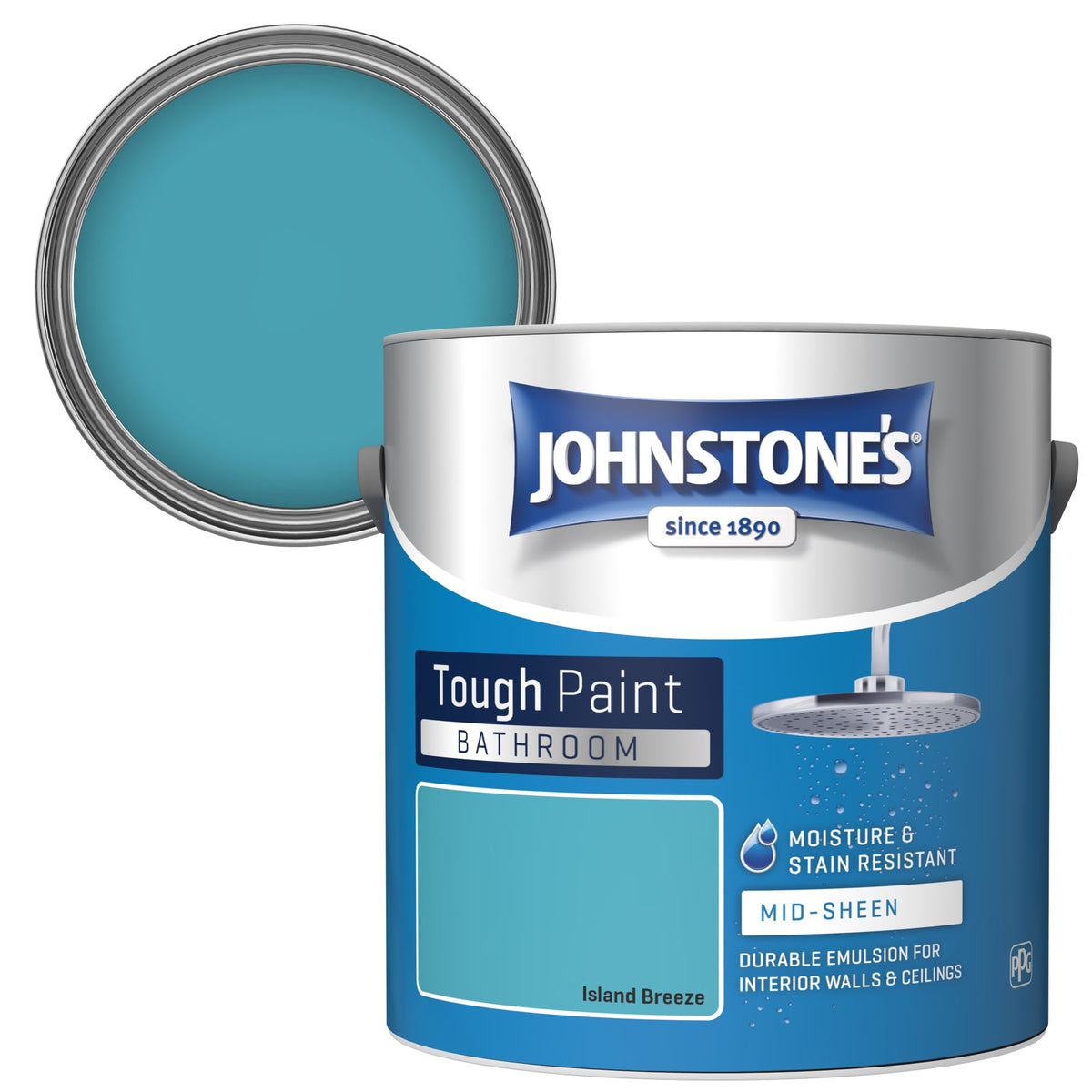 Johnstone's - Bathroom Wall & Ceiling Paint - Seashell - 2.5L