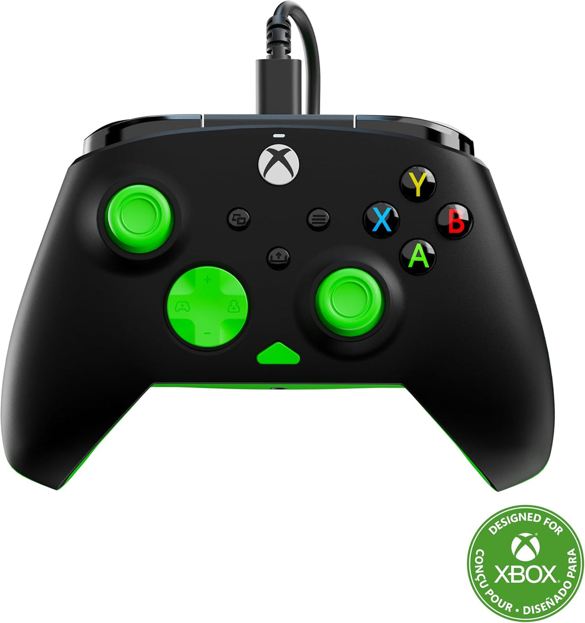 Turtle Beach Rematch Core Black Wired Gaming Controller with Audio Controls, Rumble Motors and Hall Effect Thumbsticks – Licensed for Xbox Series X or S, Xbox One and Windows PCs